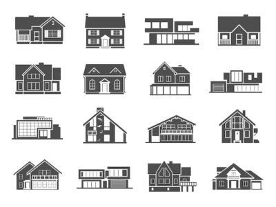 Free Vector | House icons set