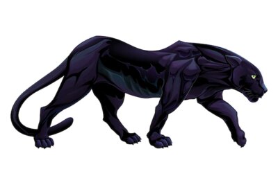 Free Vector | Illustration of a black panther