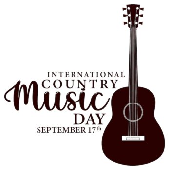 Free Vector | International country music day