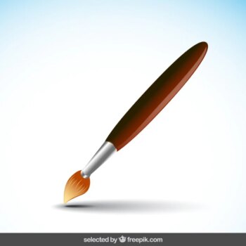 Free Vector | Isolated paintbrush