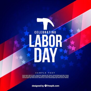 Free Vector | Labor day background  in usa