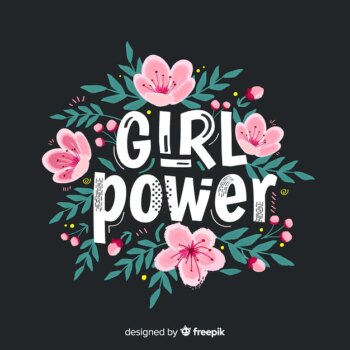 Free Vector | Lovely feminism concept with flat design
