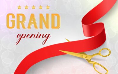 Free Vector | Luxury grand opening banner