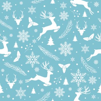 Free Vector | Merry christmas pattern seamless