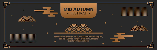 Free Vector | Mid-autumn banner