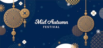 Free Vector | Mid-autumn festival banners