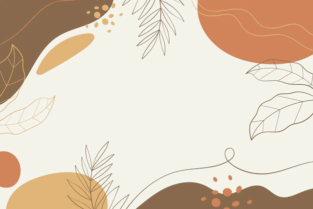 Free Vector | Minimalist leaves background