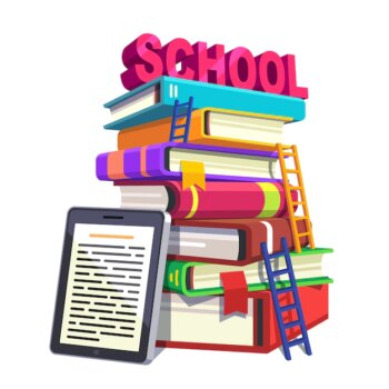 Free Vector | Modern school education and knowledge concept