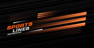 Free Vector | Modern sport background with motion lines effect