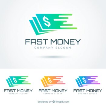 Free Vector | Money logos collection for companies