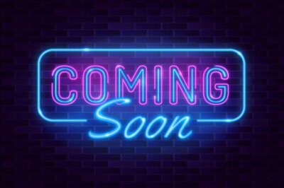Free Vector | Neon coming soon background