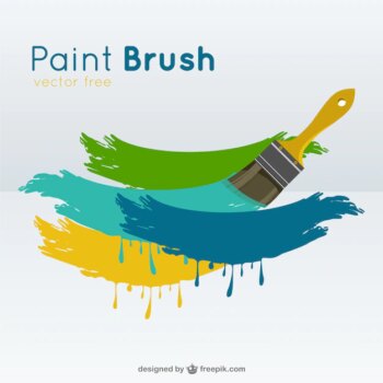 Free Vector | Paint brush    vector