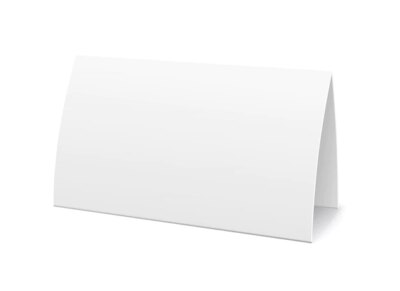 Free Vector | Paper table card, sign template