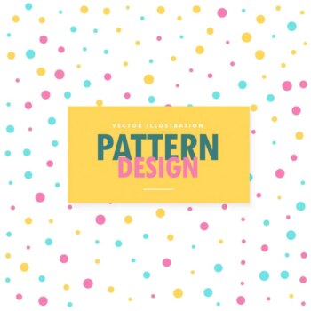Free Vector | Pattern of colored dots