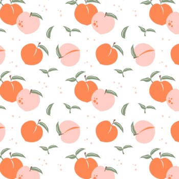 Free Vector | Peach pattern design