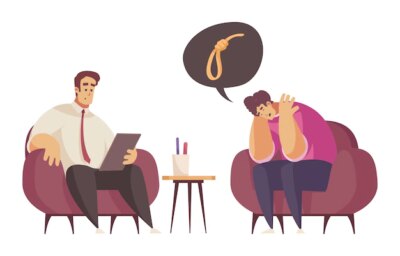 Free Vector | Psychological therapy illustration