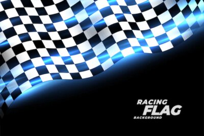 Free Vector | Racing checkered flag sports background
