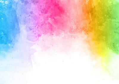 Free Vector | Rainbow coloured watercolour texture background