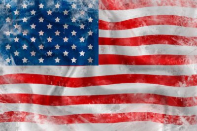 Free Vector | Realistic american flag background