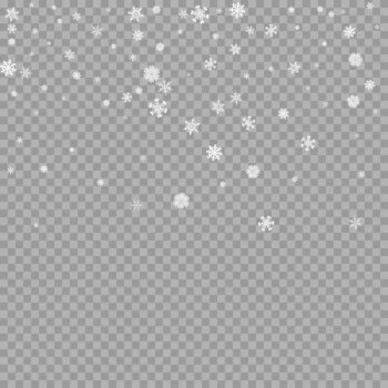 Free Vector | Realistic falling white snow overlay on transparent background snowflakes storm layer