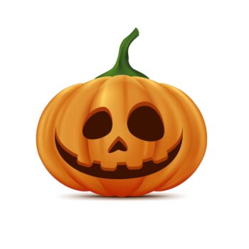 Free Vector | Realistic halloween pumpkin concept
