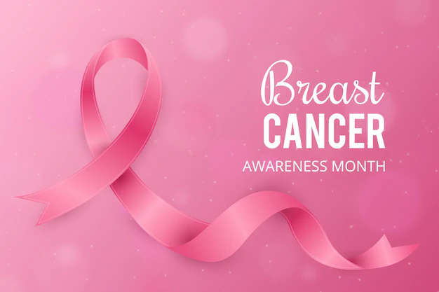 Free Vector | Realistic international day against breast cancer background