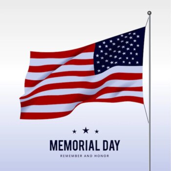 Free Vector | Realistic usa memorial day illustration