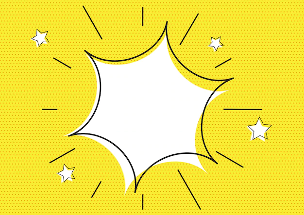 Free Vector | Retro starburst  comic style