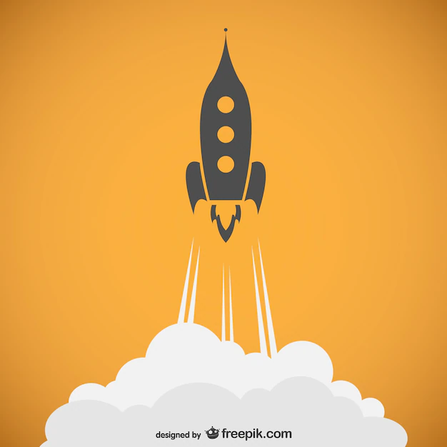 Free Vector | Rocket outline vector