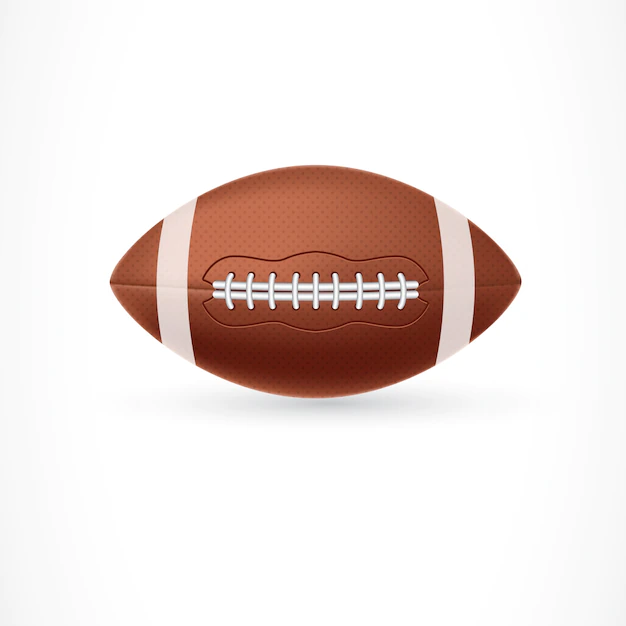 Free Vector | Rugby ball illustration