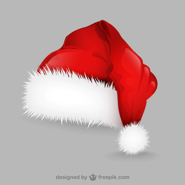 Free Vector | Santa claus hat illustration