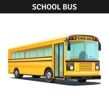 Free Vector | School bus
