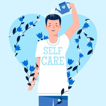 Free Vector | Self care concept illustration