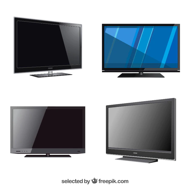 Free Vector | Set of tv