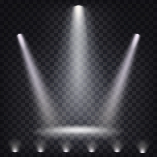 Free Vector | Set of vector scenic spotlights