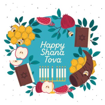Free Vector | Shana tova celebration