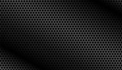Free Vector | Shiny black hexagonal carbon fiber texture background