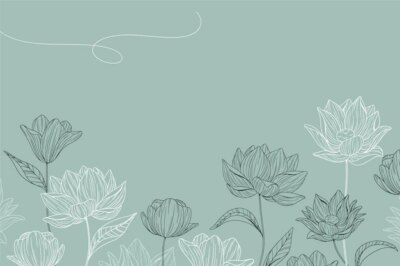 Free Vector | Simple floral background