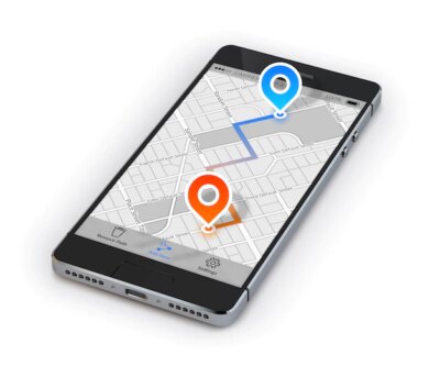 Free Vector | Smartphone mobile navigation