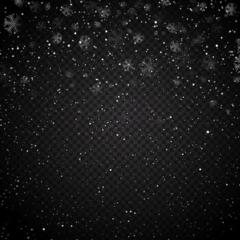 Free Vector | Snowy background with falling snowflakes