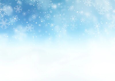 Free Vector | Snowy christmas landscape
