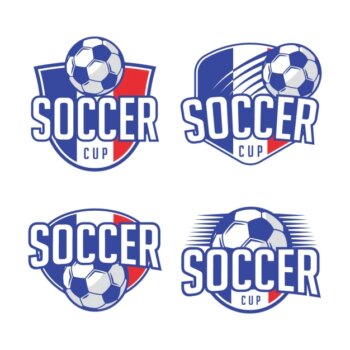 Free Vector | Soccer logo template designs