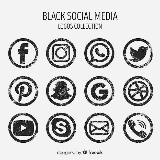 Free Vector | Social media logo collection