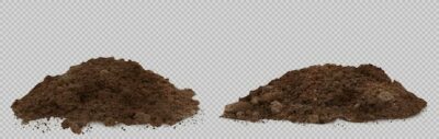 Free Vector | Soil pile dirt mud or compost mound