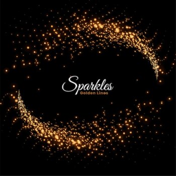 Free Vector | Sparkles motion trail background design