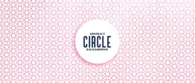 Free Vector | Stylish line abstract circles pattern banner