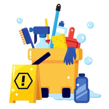 Free Vector | Surface cleaning equipment