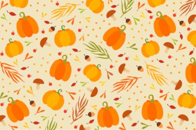 Free Vector | Thanksgiving background in flat design