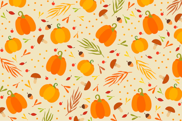 Free Vector | Thanksgiving background in flat design