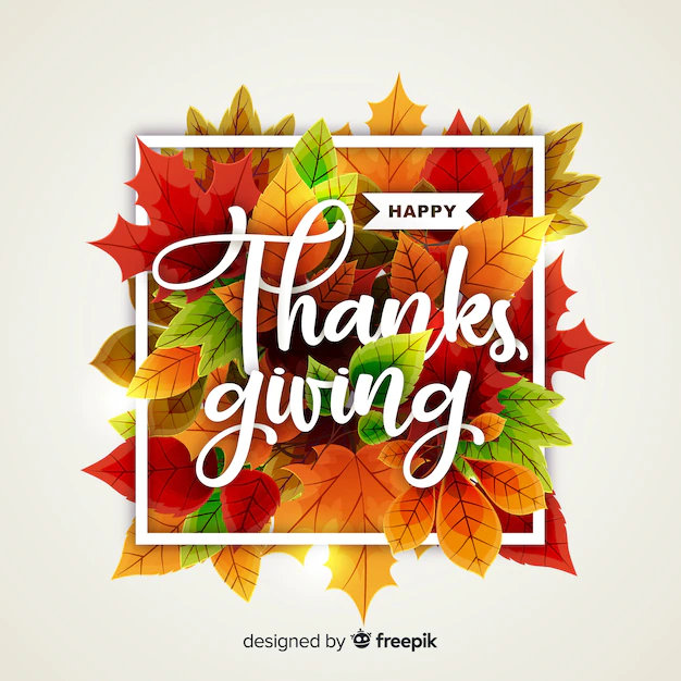 Free Vector | Thanksgiving concept with realistic background